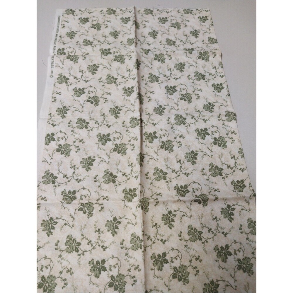 1/2 Yard Cotton Fabric 22" wide Beth Ann Bruske for David Textiles